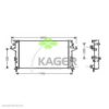 KAGER 31-2516 Radiator, engine cooling